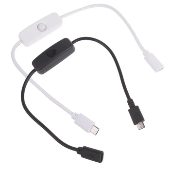 Удлинитель Micro USB с включением / выключением для Raspberry и других устройств с питанием от Micro USB
