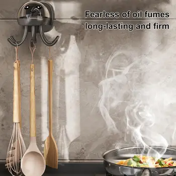 Универсальный кухонный крючок Многоцелевой кухонный крючок Простая организация кухни с помощью многоцелевых крючков на 360 градусов