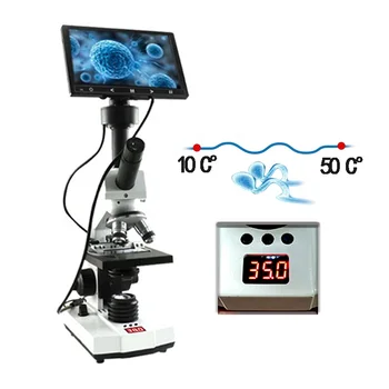 Цифровой микроскоп HC-R069 для ветеринарного применения, анализатор качества спермы, микроскоп для анализа спермы, ветеринарный микроскоп