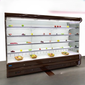 Шкаф с воздушной завесой, вертикальный коммерческий шкаф для консервирования фруктов, барбекю для овощей, острые горячие шампуры,