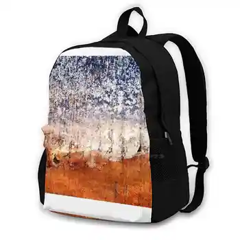 Школьная сумка Desert Dawn, рюкзак большой емкости, ноутбук, 15-дюймовые текстуры Micro Series, Эрозия окружающей среды, Поцарапанные Художественные