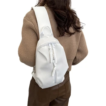 Школьная сумка в корейском стиле, нагрудная сумка, модные сумки через плечо, идеально подходящие для девочек и студентов