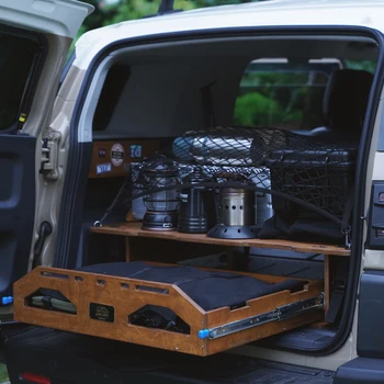 Ящик для хранения в багажнике автомобиля FJ Cruiser для установки без потерь на открытом воздухе Кемпинг Ветрозащитный ящик для хранения на открытом воздухе
